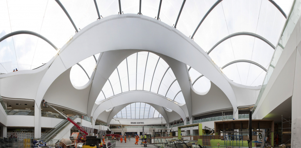 Final days of work on the BNS passenger concourse