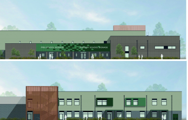 Plans for the new net zero school in Lakenheath