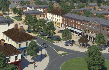 Plans have been submitted for a £50m village centre development for the new Welborne Garden Village in Hampshire.