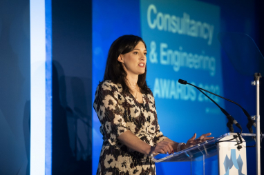 Katie Prescott hosted the 2022 Consultancy and Engineering Awards.