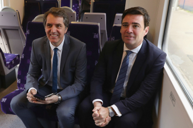 Liverpool City Region mayor Steve Rotheram (left) and Greater Manchester mayor Andy Burnham are to speak at an Infrastructure Intelligence roundtable event.