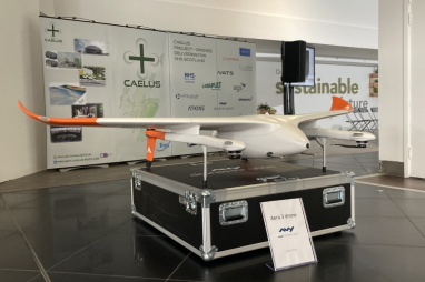 Next phase of Project Caelus, to develop UK’s first medical delivery drone network, launches. (Image courtesy of Atkins).