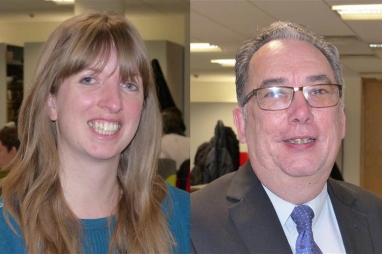 Dr Lauren Tewson and Roy Lobley of BWB Consulting
