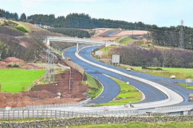 The troubled Aberdeen bypass project which has saddled Galliford Try with extra costs of £38m.