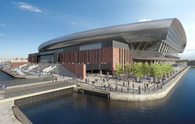 Everton have submitted an amended planning application for a new stadium on Liverpool’s waterfront.