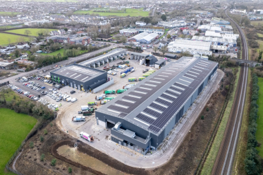 Farrans Construction has completed a new £37m Keynsham Recycling Hub for client Bath and North East Somerset Council - image: Visually Rich