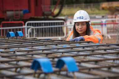 HS2 is encouraging more women to consider a career in construction.