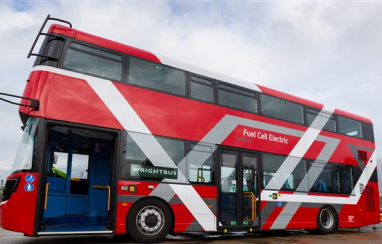 Hydrogen double decker bus prototype. Photo courtesy of TfL.