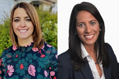 Sophie Timms, left, and Alpna Amar, right, have been promoted to Kier’s executive committee.