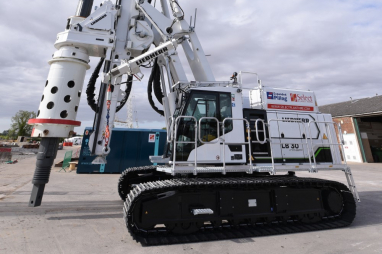 Laing O’Rourke’s specialist trading business buys zero emission battery powered drilling rig.