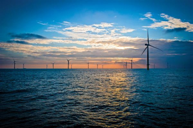 London Array windfarm, off the Kent coast. Image from London Array Limited.