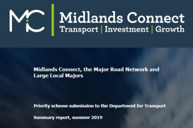 Midlands bids for £596m government funding for 11 road schemes.