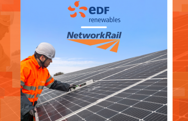 Network Rail signs solar power agreement with EDF Renewables UK.