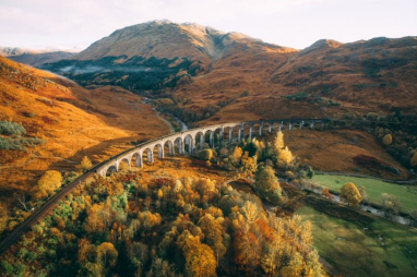 Glenfinnan viaduct. Photo by Connor Mollinson, courtesy of Network Rail.
