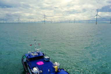 Octopus Energy boat trip to Lincs offshore wind farm.