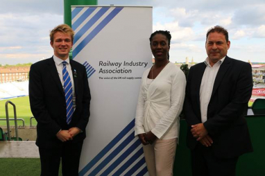 Pictured left to right: David Westcough, YRP chair, London assembly transport committee chair Florence Eshalomi, and Darren Caplan, RIA chief executive.
