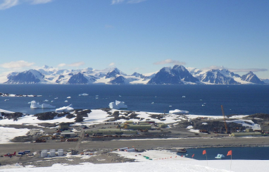 Rothera research station in Antarctica. Photo: Alan Roper.