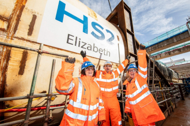 The last HS2 tunnel boring machine in the West Midlands starts digging towards Birmingham. Image: HS2 Ltd