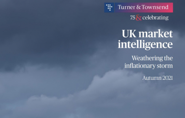 Inflation set to keep rising and stay high until at least 2025, says Turner & Townsend autumn UKMI 2021 report.