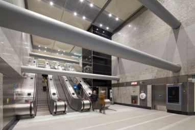 The new north ticket hall at London Victoria underground station. Photo: Agnese Sanvito.