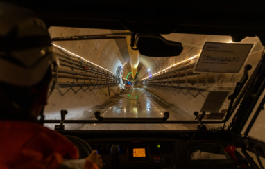 View of the Chiltern Tunnel from inside and MSV.