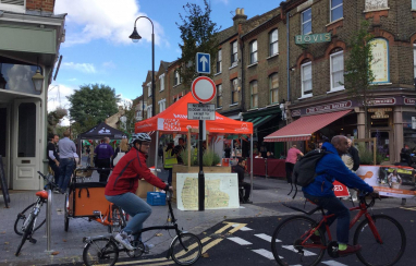 ‘Mini-Holland’ initiatives like this one in Waltham Forest transform streets to be cycle and pedestrian friendly.