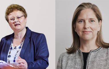 Julia Barrett, pictured left, and Juliette Stacey are set to join the Willmott Dixon board on 1 January.