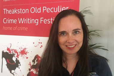 Yrsa Sigurðardóttir pictured at the Theakston Crime Writing Festival in Harrogate in July.