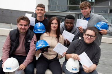 T Level students jump straight into jobs on HS2.