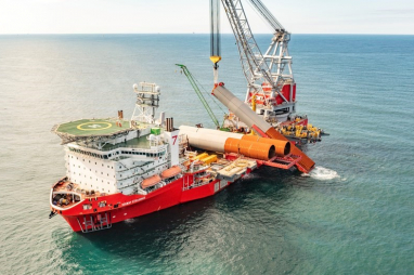 Foundation installation campaign begins for second phase of Dogger Bank - image: SSE Renewables