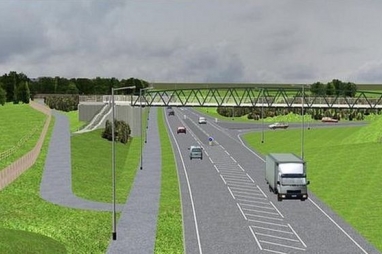 The new road will be a five-mile single carriageway.