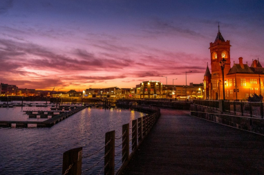 Cardiff Bay image by Nick Fewings on Unsplash