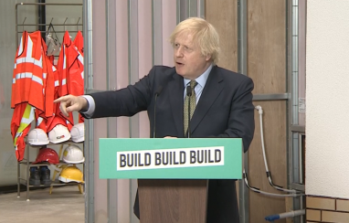 UK prime minister Boris Johnson has pledged to "build, build, build" the country out of its post-Covid economic difficulties.