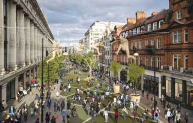 Proposals to pedestrianise Oxford Street were abandoned due to political pressure.