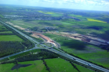 The Finningley and Rossington Regeneration Route Scheme (FARRRS) links Junction 3 of the M18 to the south of the town with the A638 – the old Great North Road – to the east.