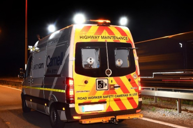A SafetyCam vehicle, a previous winner of a Highways England award.