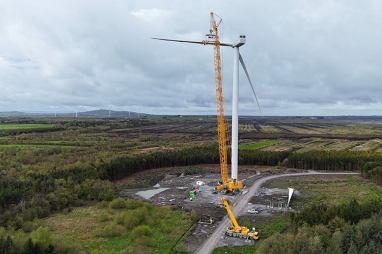SSE’s Yellow River project reaches halfway point - image: SSE Renewables