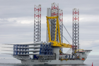 Turbine installation vessel, Jan de Nul’s Voltaire