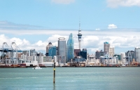 A harbour view of the 85 Customs Street development in Aukland. 