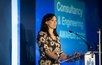 Katie Prescott hosted the 2022 Consultancy and Engineering Awards.