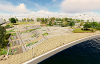 Planned development at Stockton Waterfront