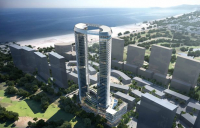 Cocobay Towers, the Atkins-designed architectural icon for Da Nang, Vietnam.