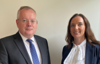New London CBI Council chair Peter Hogg is pictured with CBI London director Anneka Hendrick.
