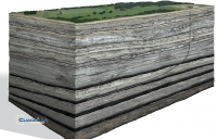 A typical fracking well sits 3000m below ground level