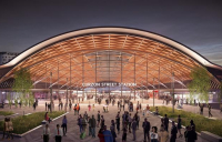 CGI of Birmingham's Curzon Street station, as Midlands Connect makes the case for HS2.