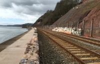 The coastal route for the South Devon Railway has been vulnerable to storm events for many years.