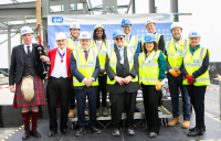 A new six-storey building at the Royal Bournemouth Hospital has celebrated its ‘topping out’ milestone.