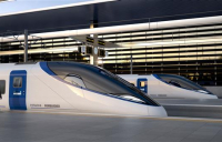 The first image of the proposed Hitachi Bombardier high speed train design for HS2.