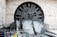 Massive Tunnel Boring Machine in Warwickshire becomes first on HS2 project to complete full journey underground.