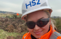 Animal behaviour and welfare graduate Charlotte Moore, pictured, is embarking on a new career with HS2 focused on ecology and the environment.
